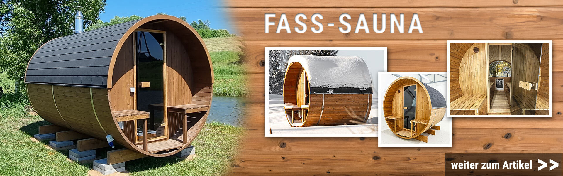 Fass-Sauna